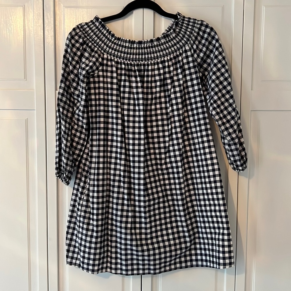 Abercrombie & Fitch Navy/White Plaid Dress